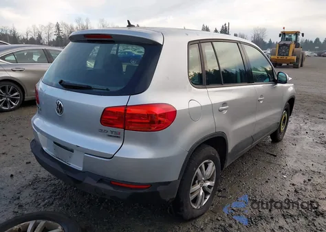 2012 Volkswagen Tiguan S from USA, damaged, VIN WVGBV7AX4CW591008